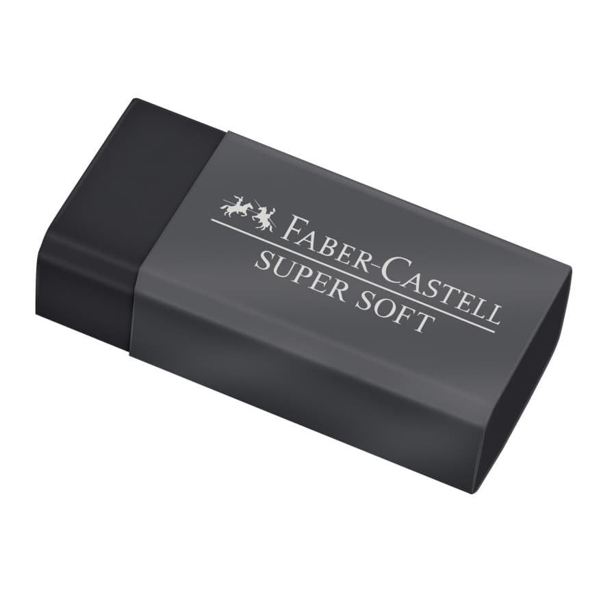 Borracha SuperSoft Dust Free Preta - FABER-CASTELL