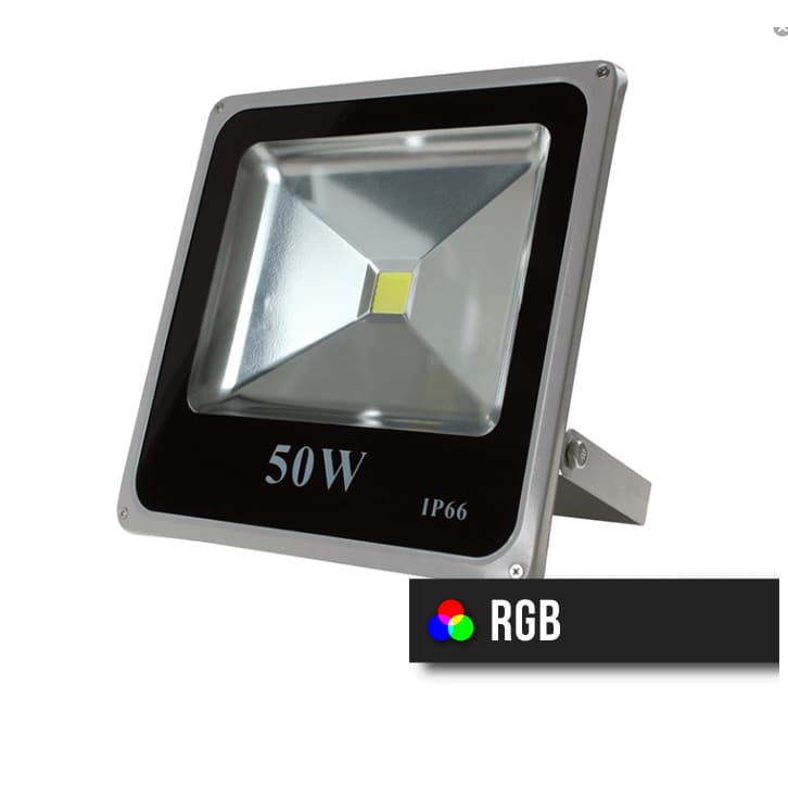 Refletor LED 50 Watts colorido RGB  3533