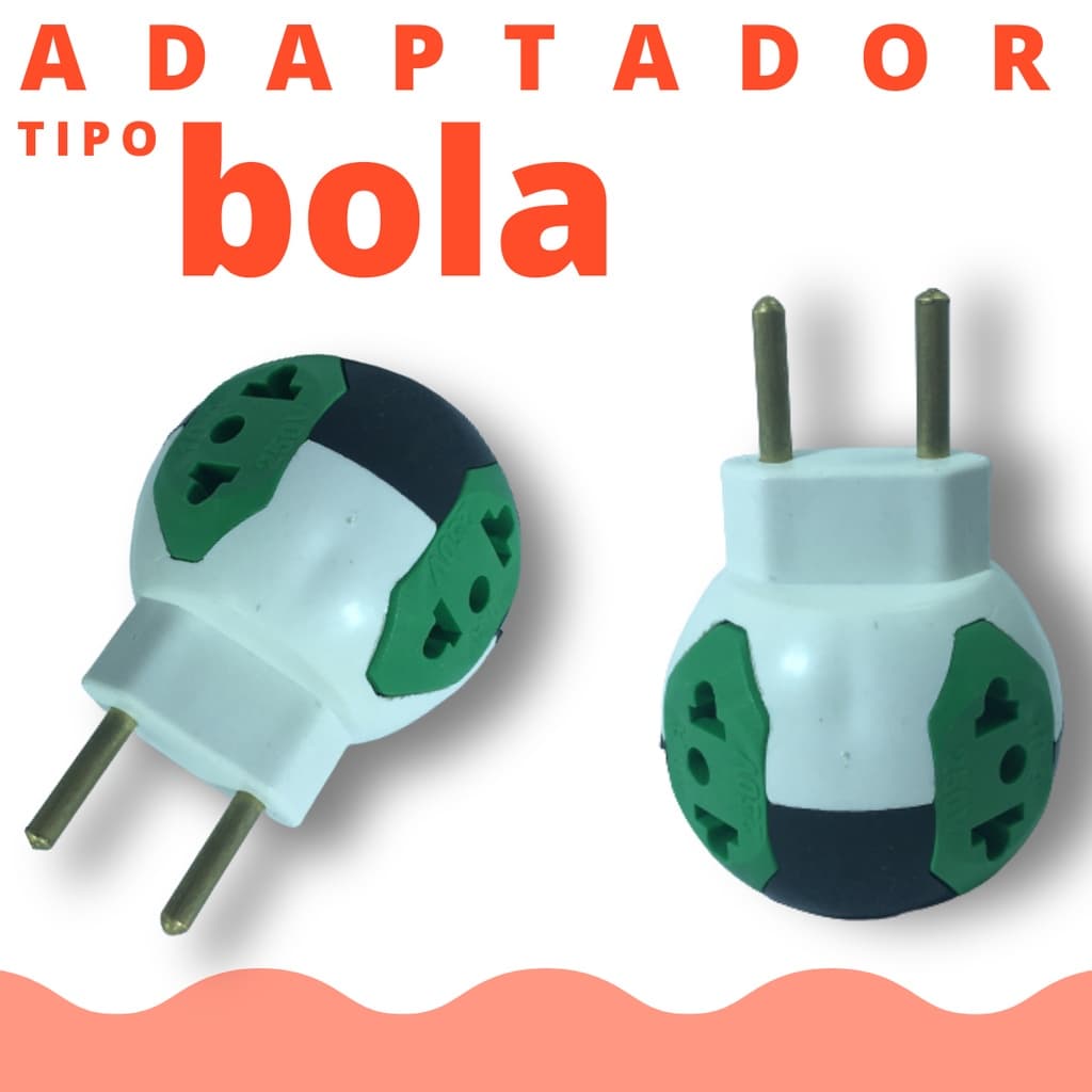 Adaptador Benjamin Cubo 4 Tomadas 10A /20A BIVOLT Bola