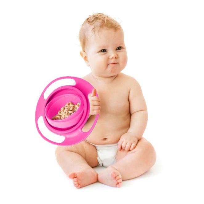 prato comida infantil Potinho Pote Prato Mágico Giratório 360° Infantil PRATO INFANTIL
