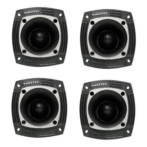 Kit 4 Frente de Carcaça Reposição para Super Tweeter ST 304 MusicAll Som Automotivo