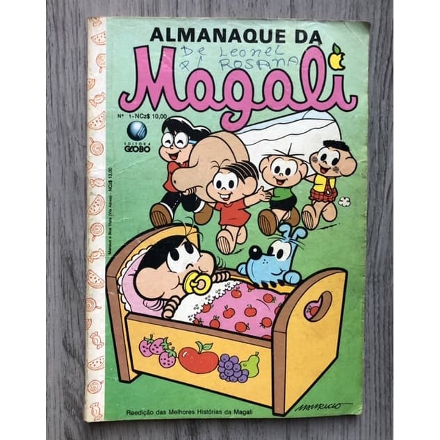 Almanaque/ Gibi/ HQ/ História em quadrinhos da Magali número 01 - RARIDADE