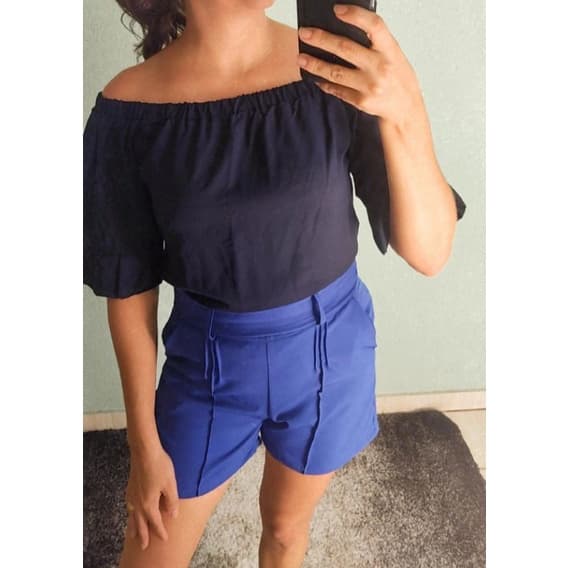 Blusa feminina ciganinha manga