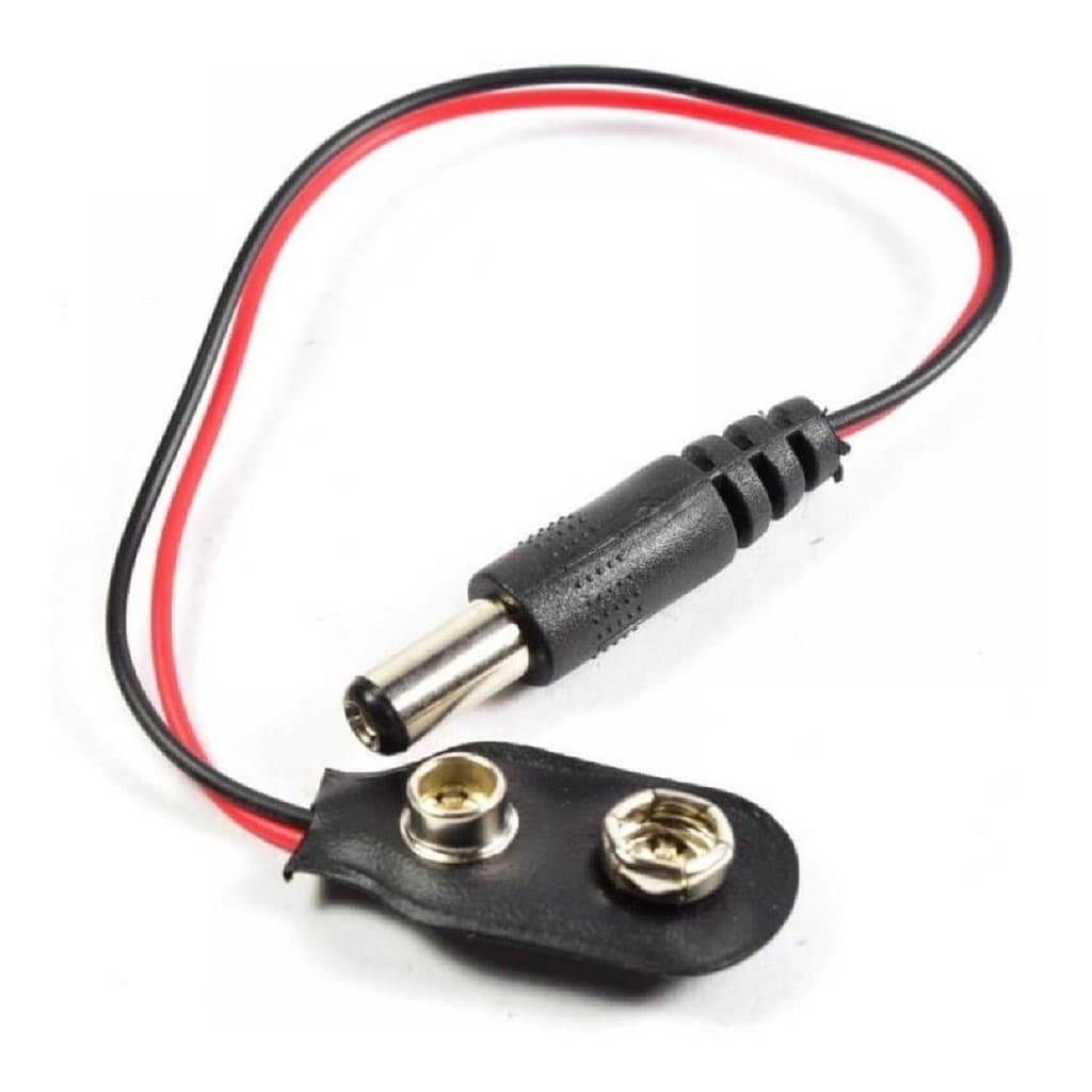 Cabo Adaptador Alimentação Arduino Bateria 9v Saída P4