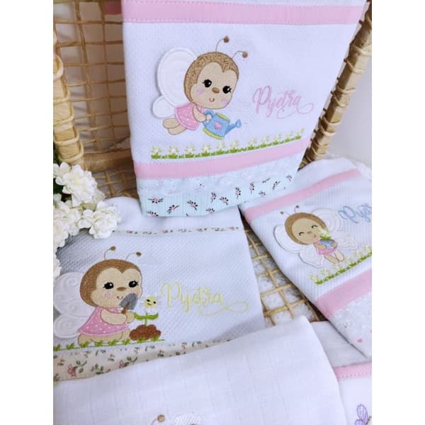 Kit  Fralda de boca  /Fralda de Ombro/ Fralda de Passeio