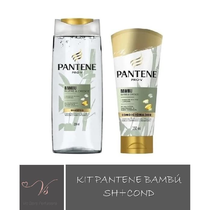 Kit Pantene Bambu (Shampoo de 200ml + Condicionador de 150ml)