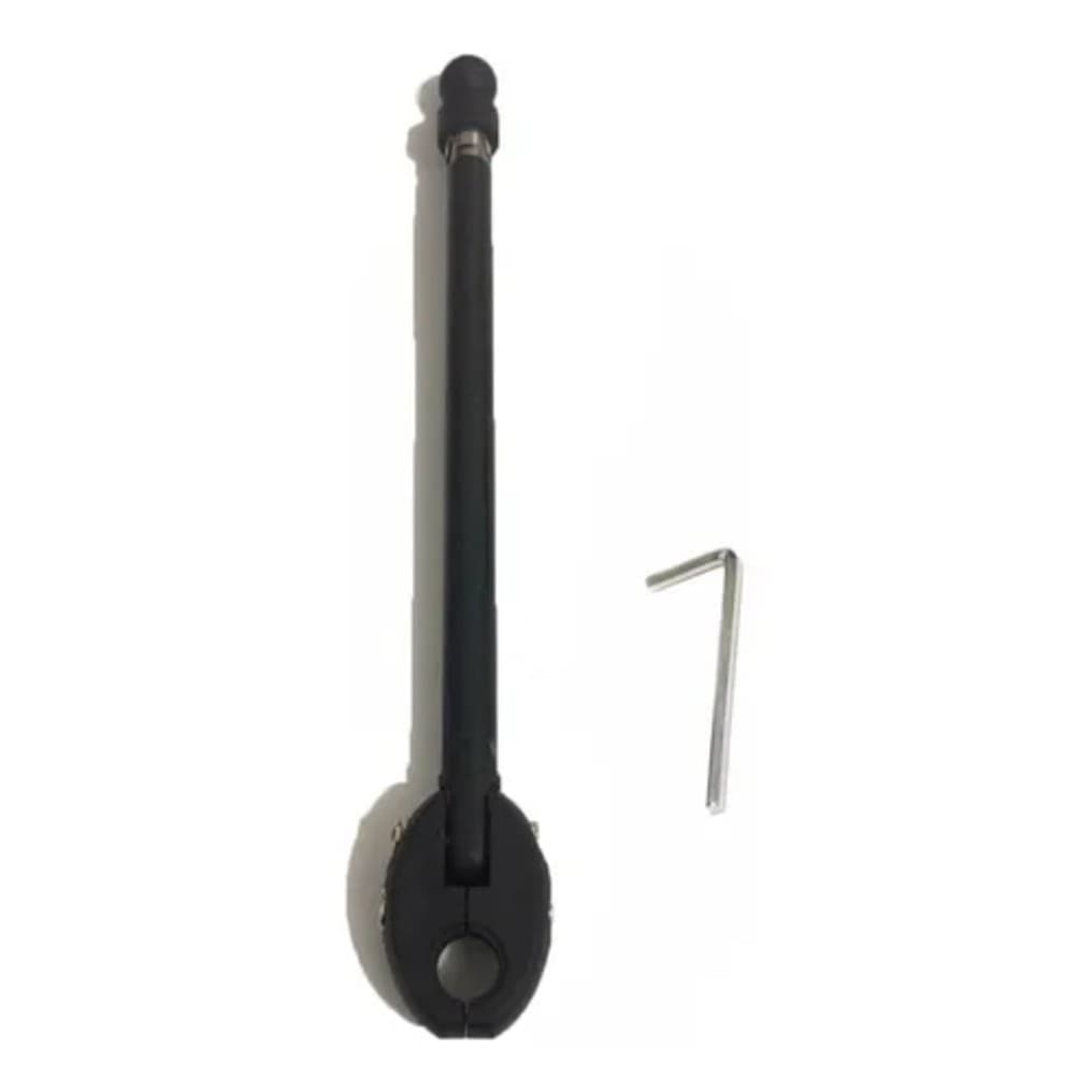 Antena Corta Linha Pipa Moto Anti Cerol Preta Retrovisor!