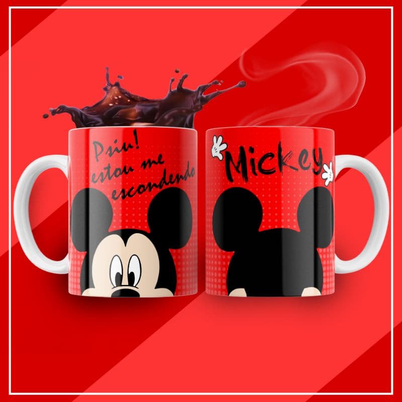 Caneca personalizada vários modelos turma da disney