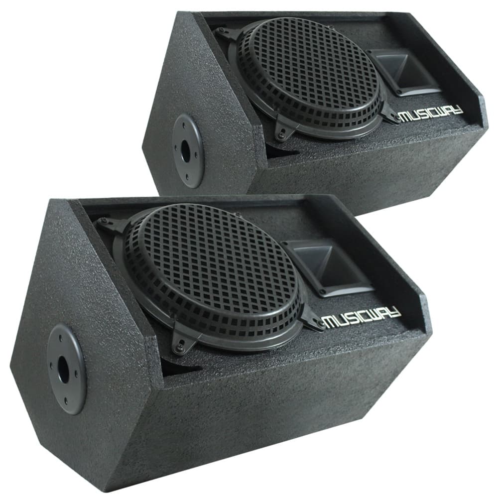 Kit 2 Caixas Acustica Music Way 200w Rms Passiva Retorno
