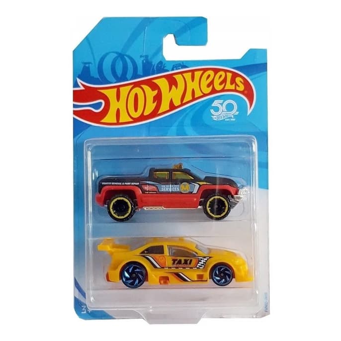 Kit 2 Carrinhos Básicos Sortidos Hot Wheels - Mattel