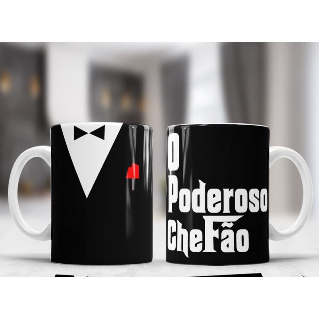 Caneca xícara de Porcelana 325 ml Personalizada O Poderoso Chefão