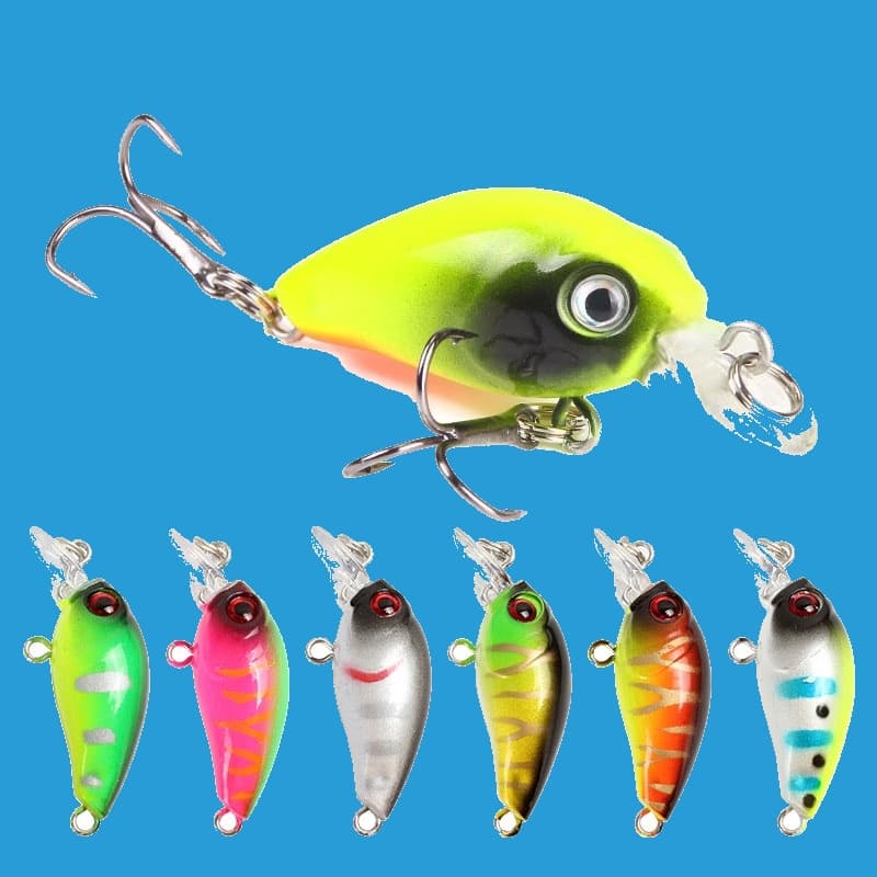 Isca ultralight para Tilápias 4,5cm/4g – Pequena, Realista e Mortal para Tilápias e Predadores!