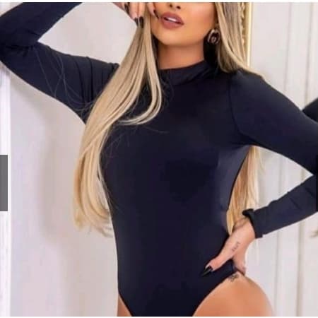 KIT 2 Body Gola Alta Para Inverno / Manga Longa / Segunda Pele ou Proteção Solar