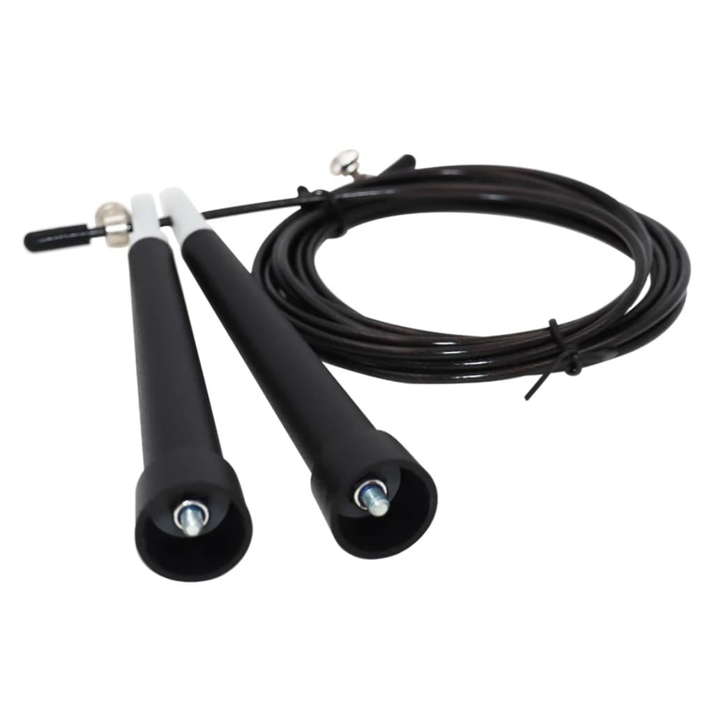 Corda De Pular Com Cabo Aço E PVC Rolamento Speed Rope 3 metros Exercícios Fisioterapia