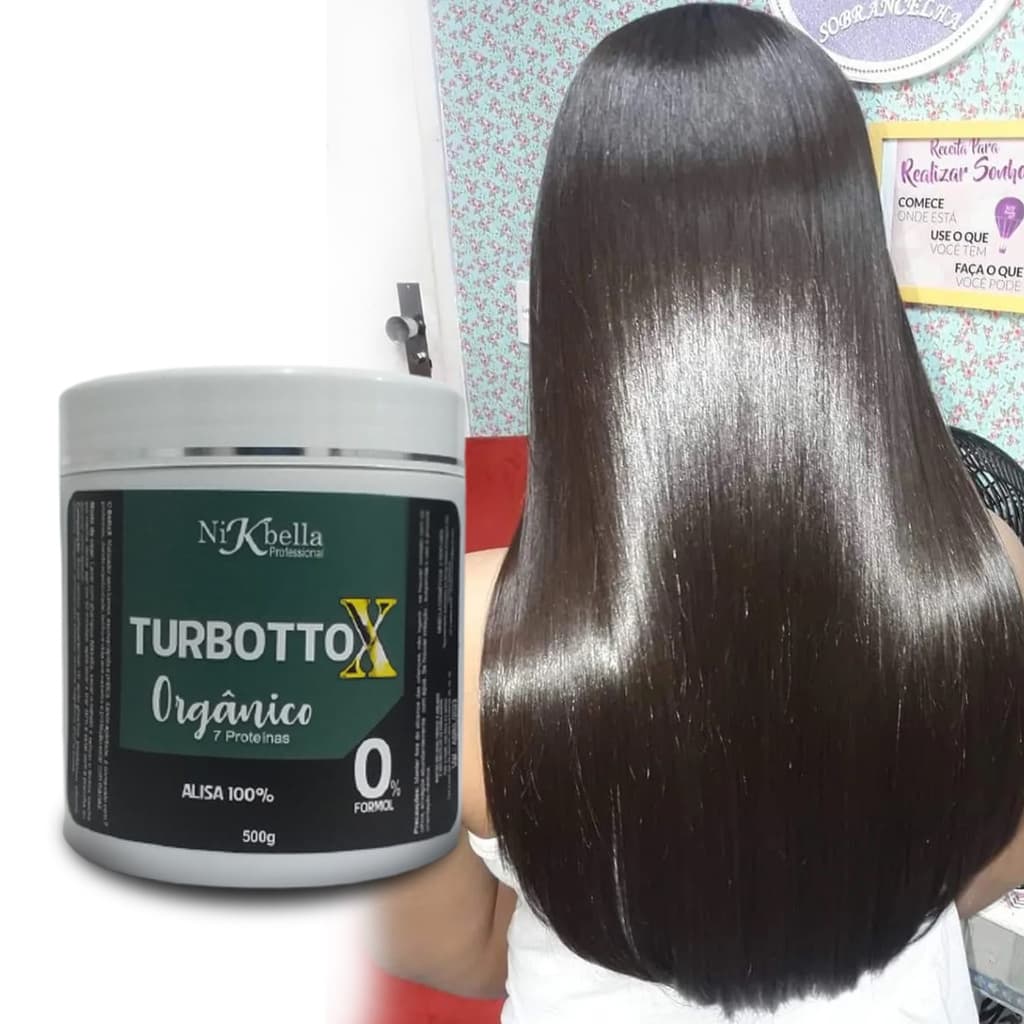 Bottox Sem Formol 500g - Turbottox Orgânico - Alisamento Perfeito e Redução do Volume