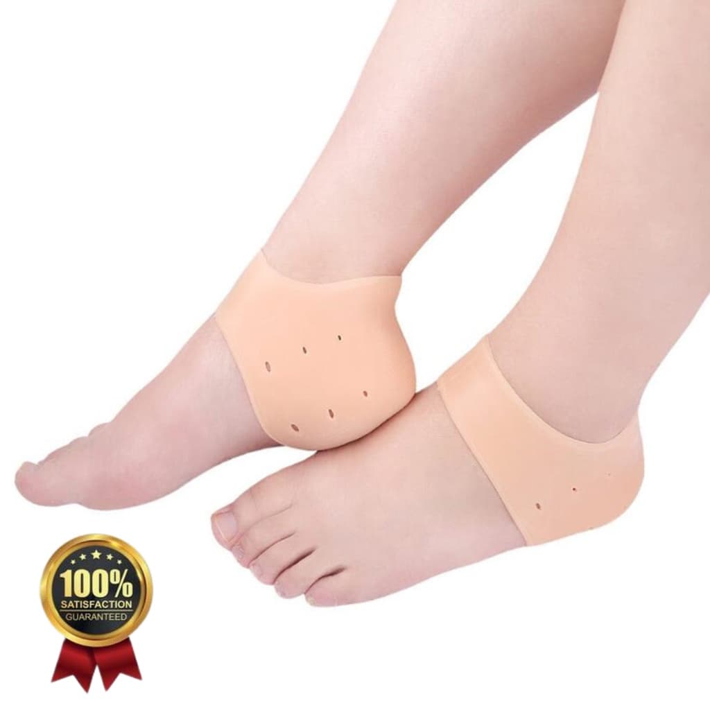 Par protetor de calcanhar em Gel Silicone para Calcanhar Sapatos e Tênis  Unissex elimina dores