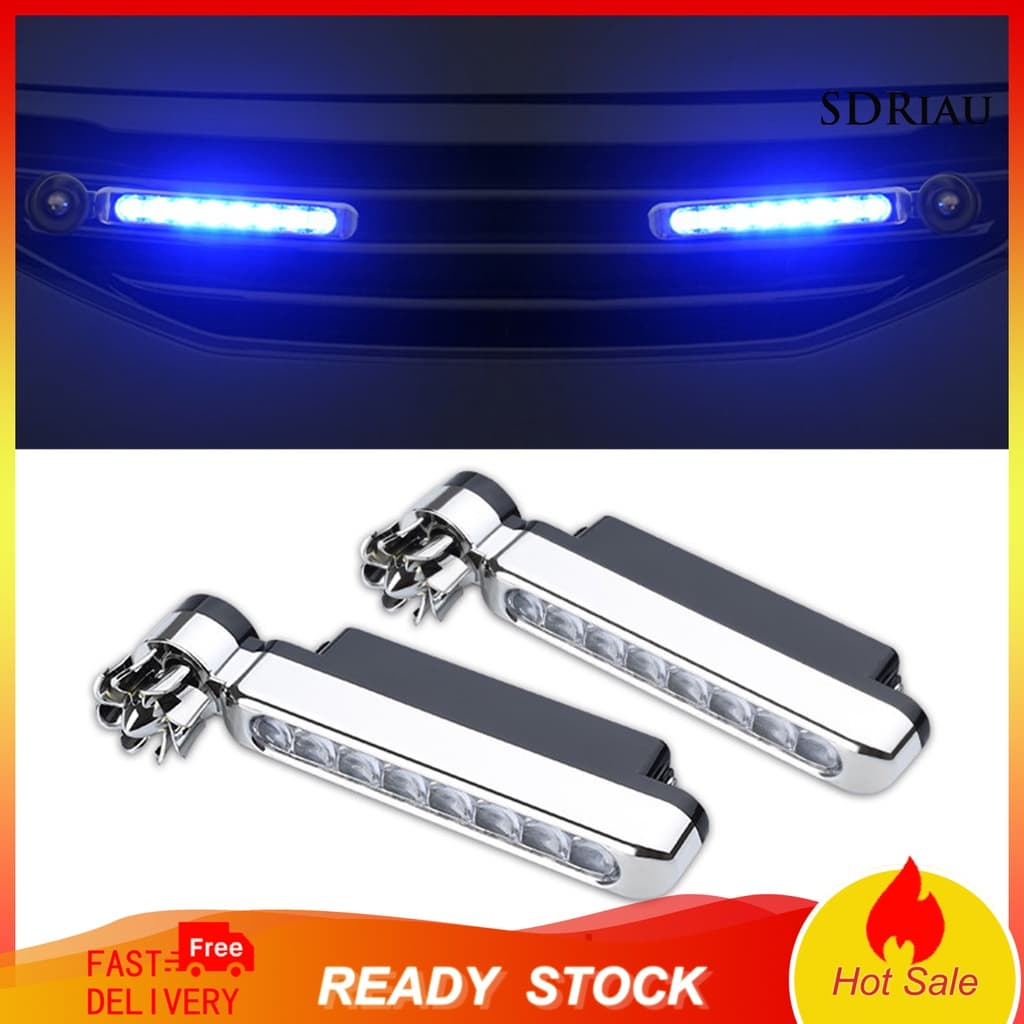 2 Peças Lâmpada LED DRL/Sem Necessidade Portátil/Movida A Vento/Claro Super Brilhante Para Carro