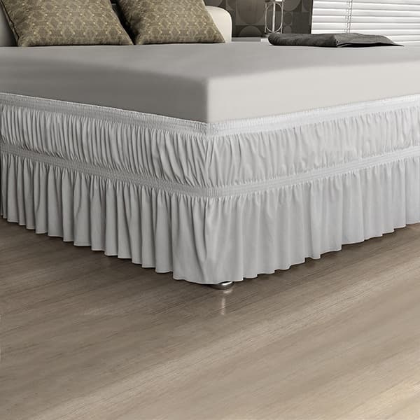 Saia Para Cama Box Solteiro Com Elástico Malha Adomes 90X1,90
