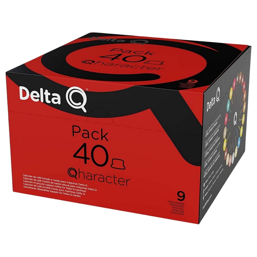 40 Capsulas Delta Q, Pack Economico, Qharacter, Int 9