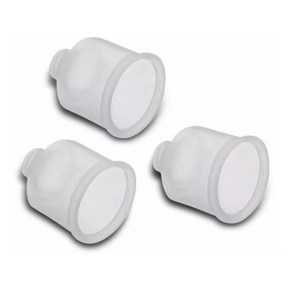 Kit Com 3 Copinhos De Vedação Rochedo Elegance Original