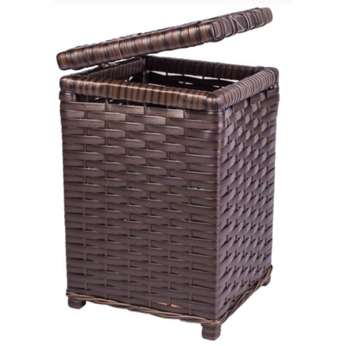 Lixeira Banheiro/Cozinha Fibra Sintética 24x24x34 14 Litros MAIOR