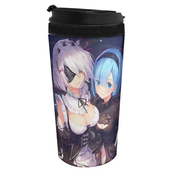 Copo Térmico Anime Game Re Zero Nier Automata Rem 2b Gt0036