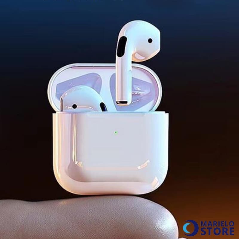 Mini Fone De Ouvido Bluetooth Controle Touch Pro6 Hifi Intra-Auricular Com Caixa De Carregamento Cancelamento De Ruido Branco