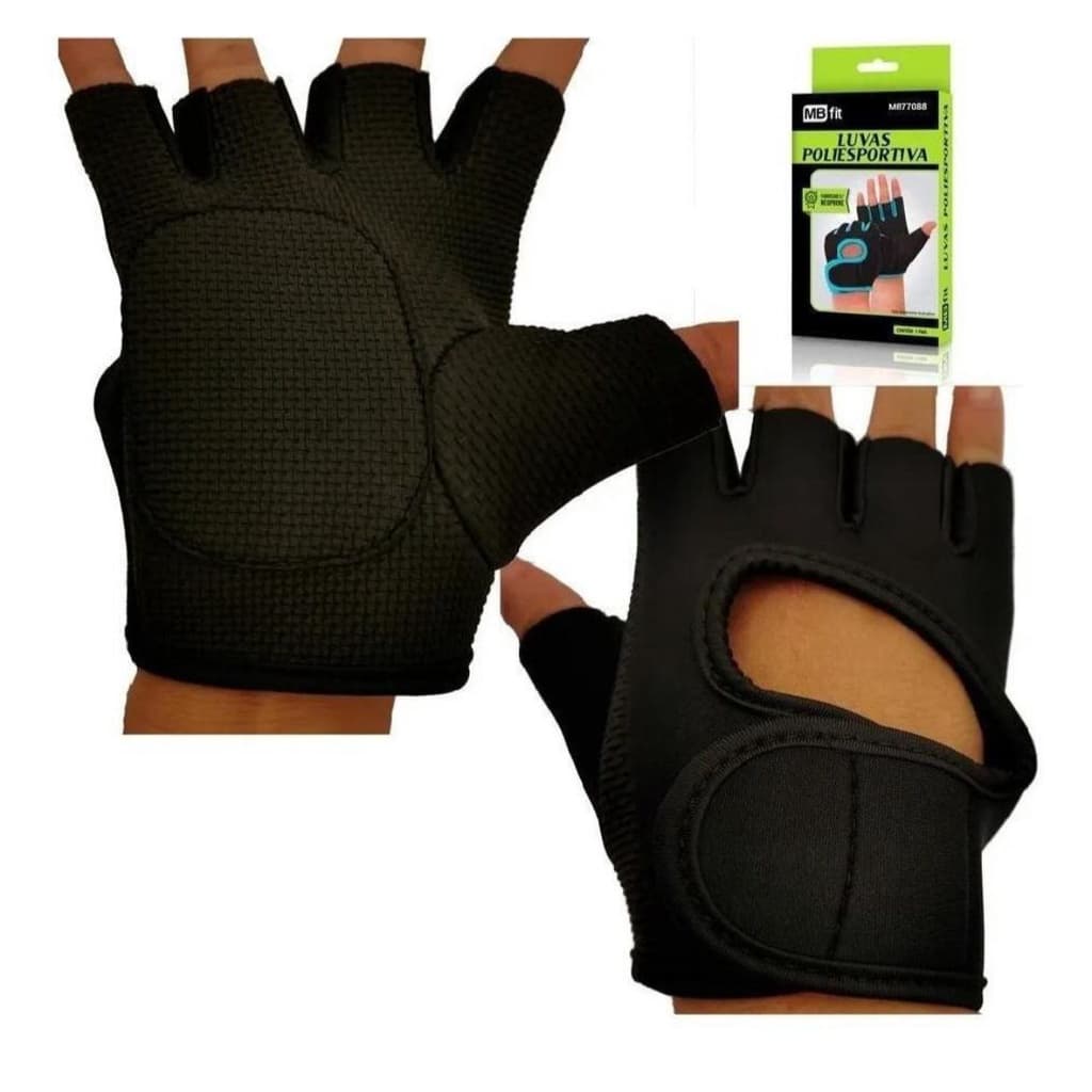 PAR DE LUVAS PARA ACADEMIA ANTIDERRAPANTE AJUSTÁVEL COM VELCRO COMBINAÇÃO FORÇAE RESISTENCIA NA ACADEMIA