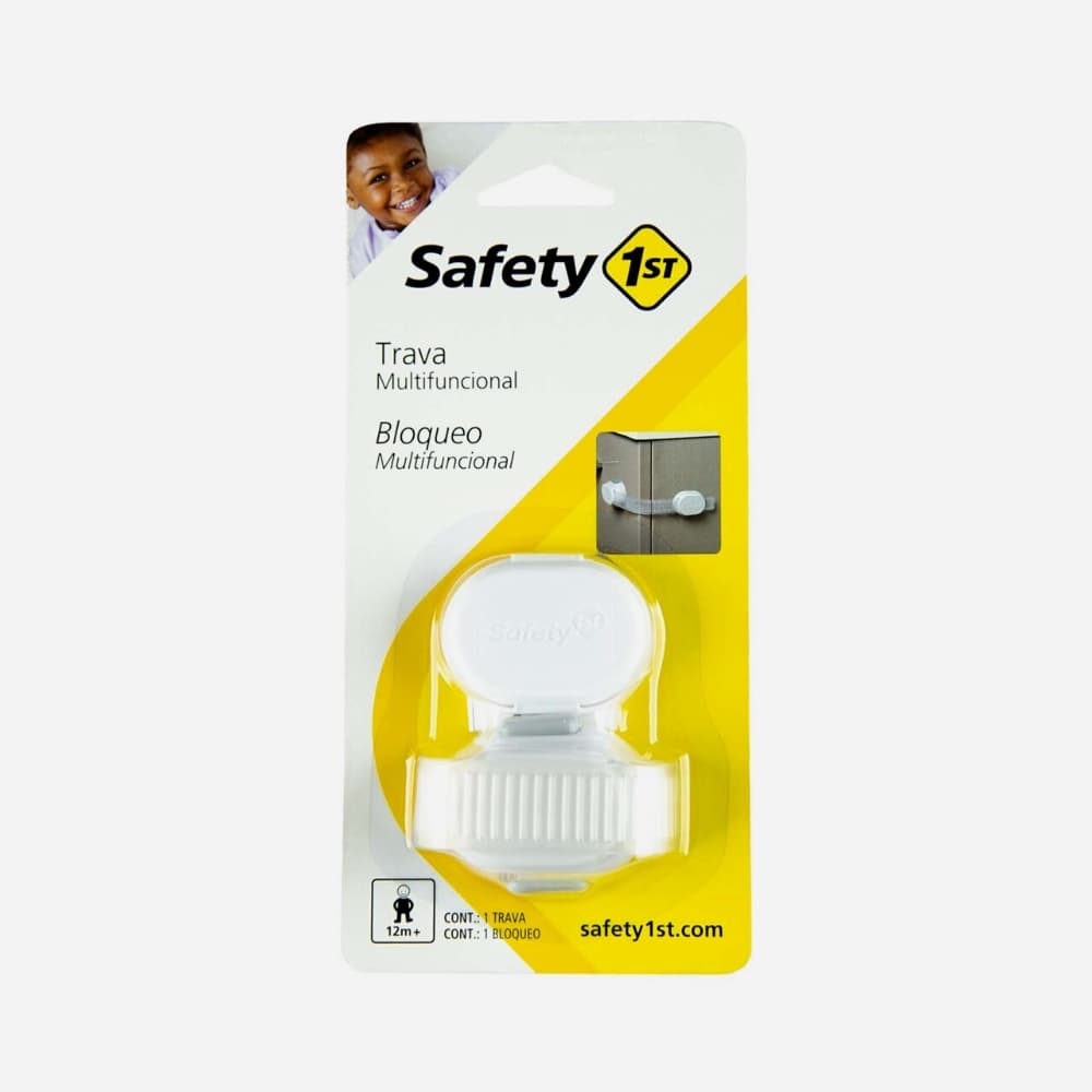 Trava Multifuncional P/ Gavetas e Armários Safety 1st White