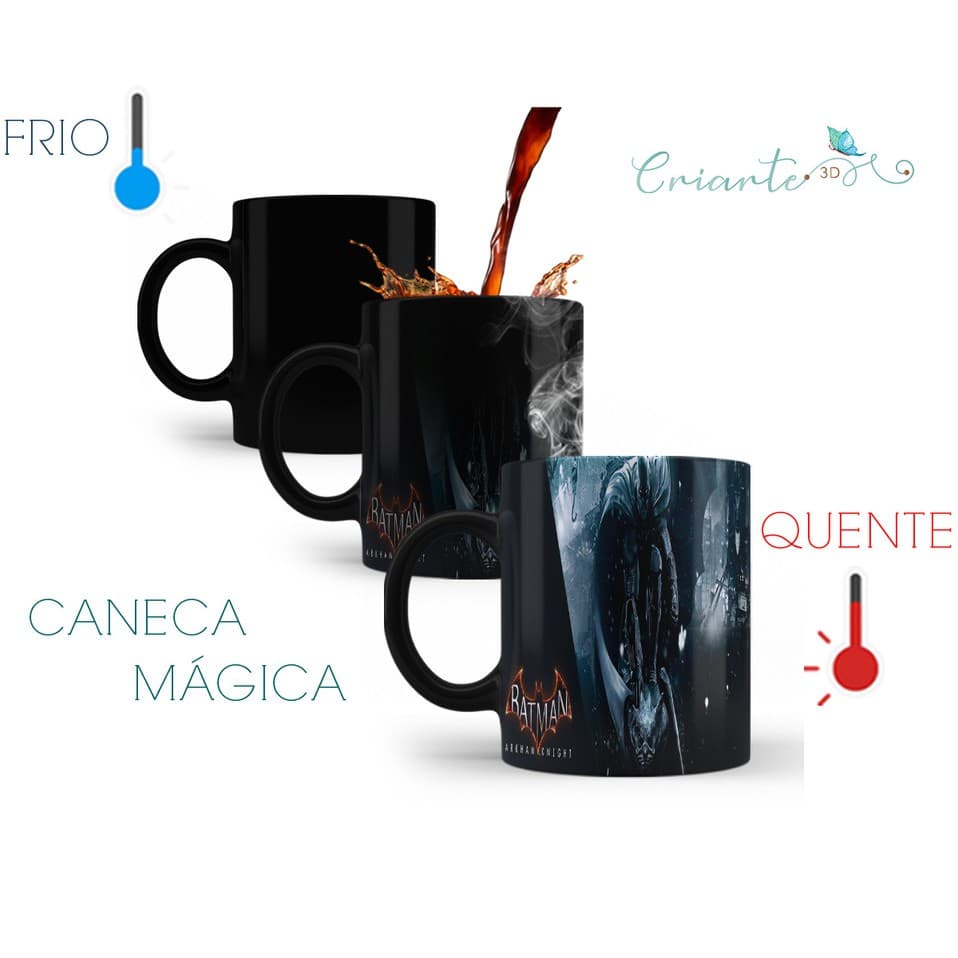 Caneca Porcelana Mágica Coleção Batman #13