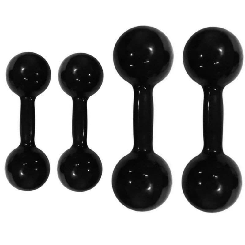 Par de Halter 2kg e 3kg emborrachado total 10kg