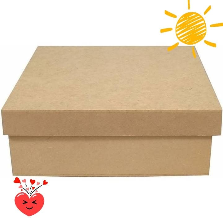 20 Caixas MDF 12x12x5 lembrancinhas, organizadoras,  quadrada, convite, casamento, batizado