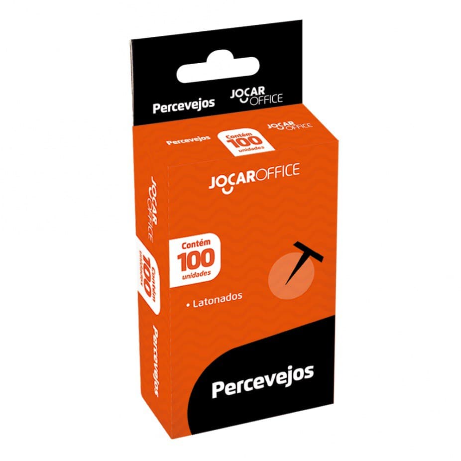 Percevejo Jocar Office Dourado Cx C/100
