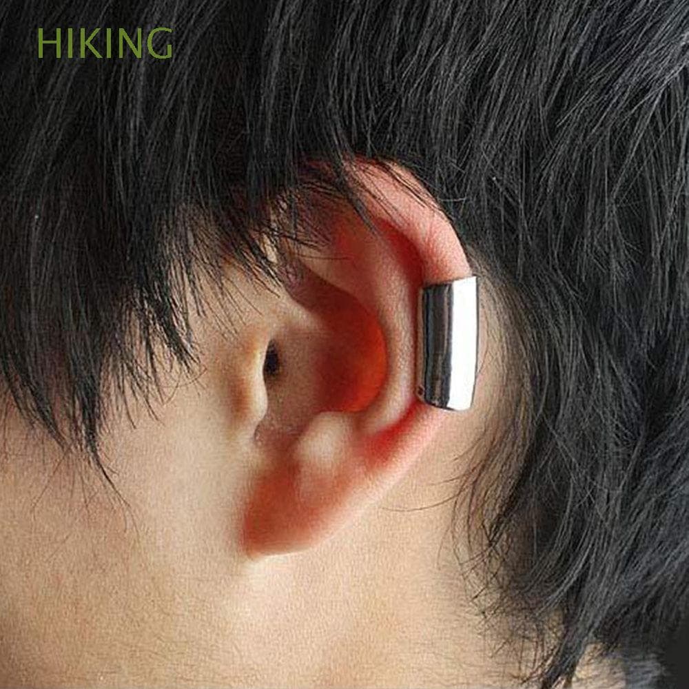 HIKING Ornament Popular Stainless Steel Fashion Punk Trend Clip Earrings Ear Clip/Multicolor