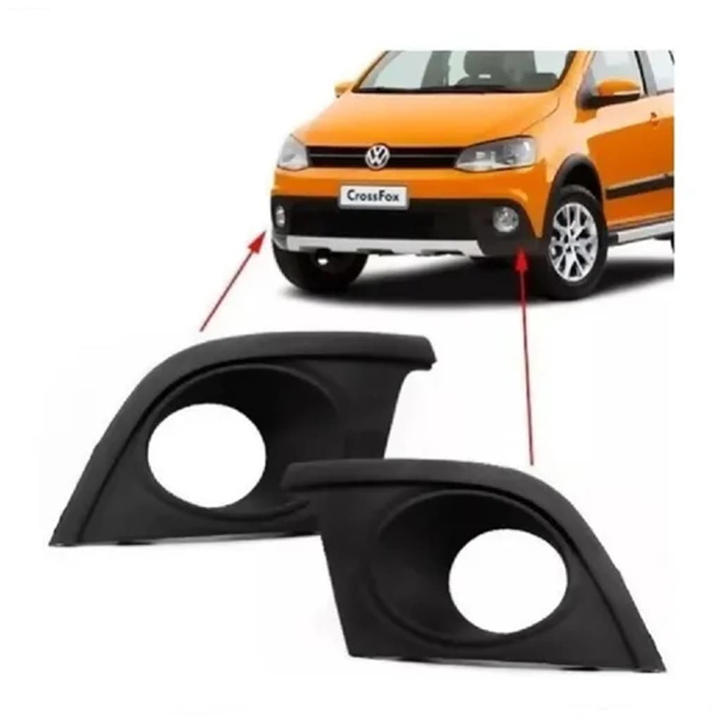 Grade Moldura Farol Milha Crossfox Space Cross 2010 2011 2012 2013 2014