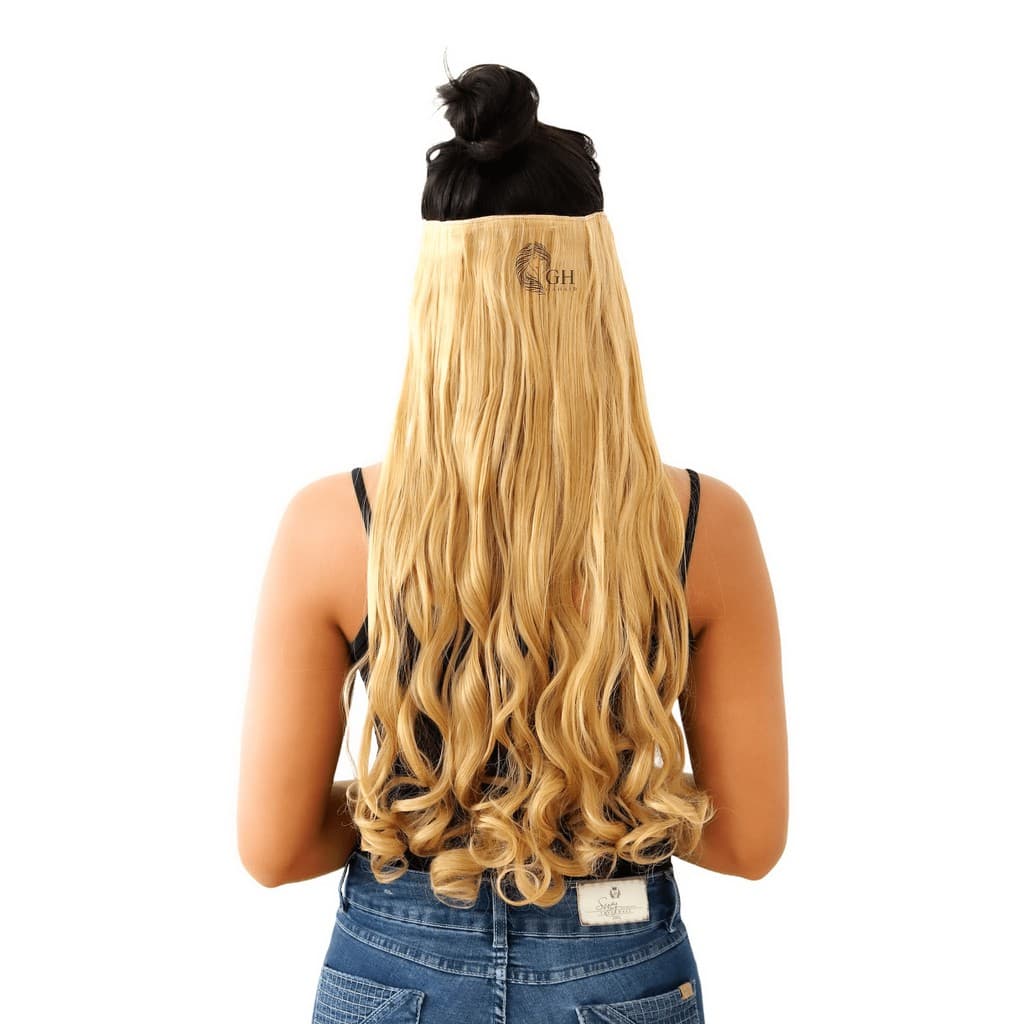 Extensão De Cabelo Em Fibra Orgânica WENG Liso Ondulado Com Aplique Tic Tac Para Volume