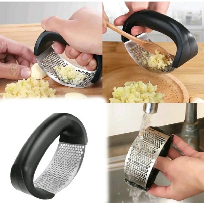 Espremedor amassador de alho inox  triturador alho cozinha