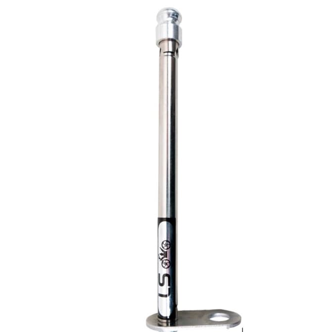Antena Para Moto Corta Pipa 6 Estágios P/ Retrovisor Aço Inox 61cm aberta x 15 fechada TITAN 125/150/160/BROS /FALCON/CB 250M /TWISTER /CB 300 /XRE/NEXT/YES/YBR/CB 400/450/XLX/NX/XR