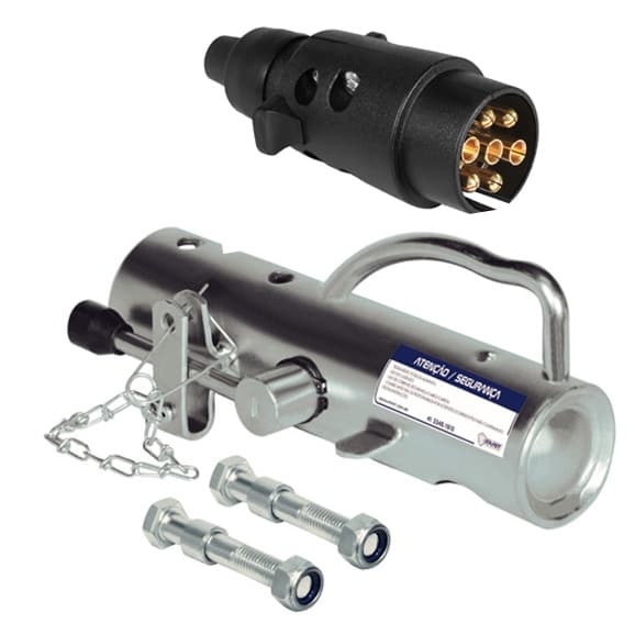 Trava De Engate Munheca Carretinha Reboque 50 Mm Reboque Barco Jetski Lancha Food Truck Brinde