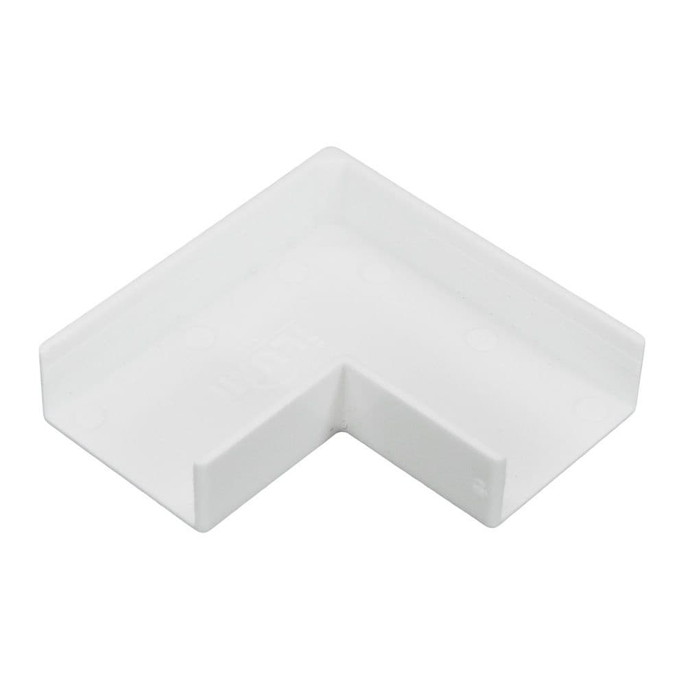 Acabamento para Canaleta plástico Cotovelo 90° Branco 20 x 10mm - ILUMI - ILM0023