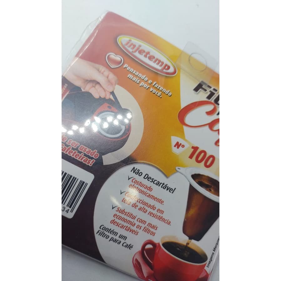 Coador Filtro De Café Reutilizável Nº 100, embalo e Higiênico