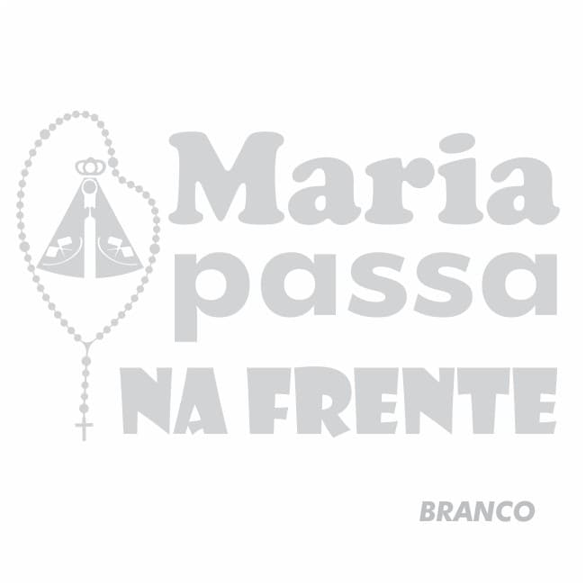 Adesivos de Moto Maria Passa Na Frente 30cm X 18cm Branco Vazado Religioso Acessórios Para Biz Honda Vespa Twister CG50 Ninja