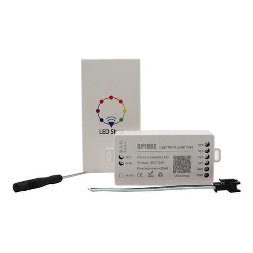 Controlador Sp108e Fita Led Wifi Ws2811 Ws2812b Android Ios