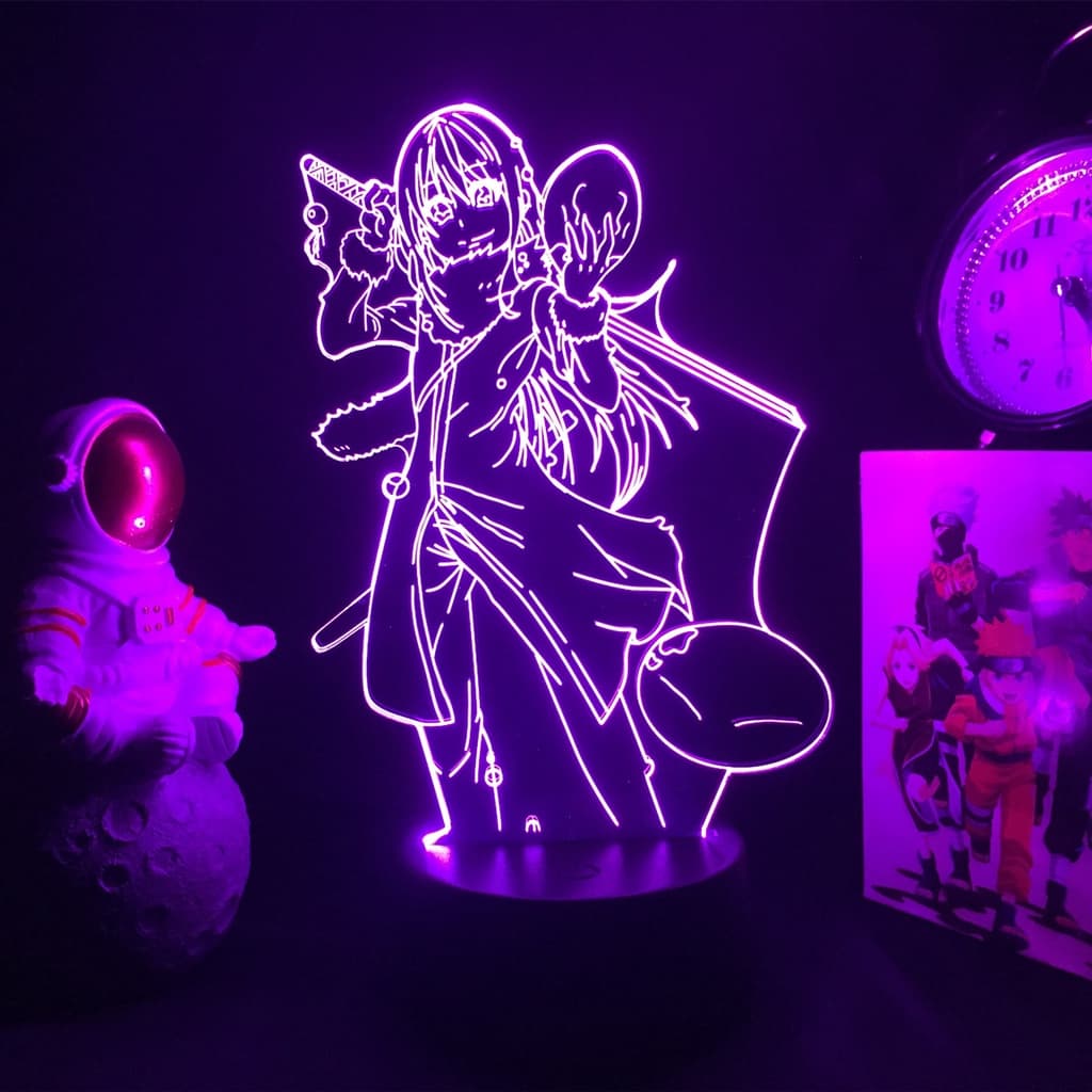 Lâmpada Led Anime Que Hora Eu Tensão De Slime Arouru Tempesta Para Crianças Room Decor Isekai 3d