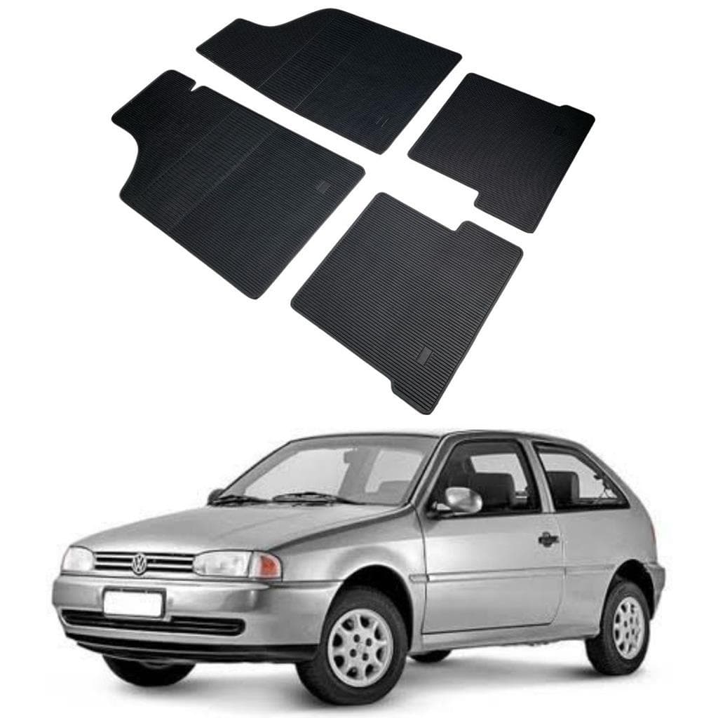 Jogo 4 Pecas Tapete Automotivo Especifico Gol G1/ G2 Todos 100% Borracha Borcol