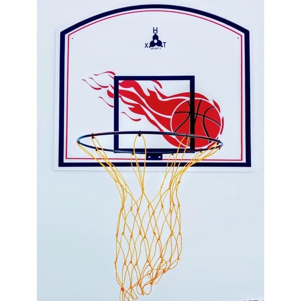 Kit Tabela de Basquete Completa Com Aro e Rede Infantil MDF