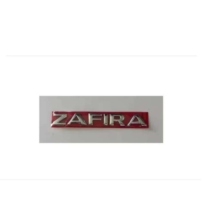 Emblema Letreiro Zafira Cromado Chevrolet Gm