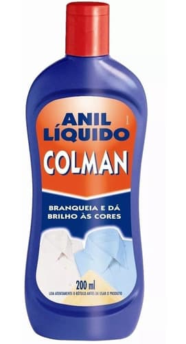Anil Líquido Colman Branqueador De Roupas 200ml