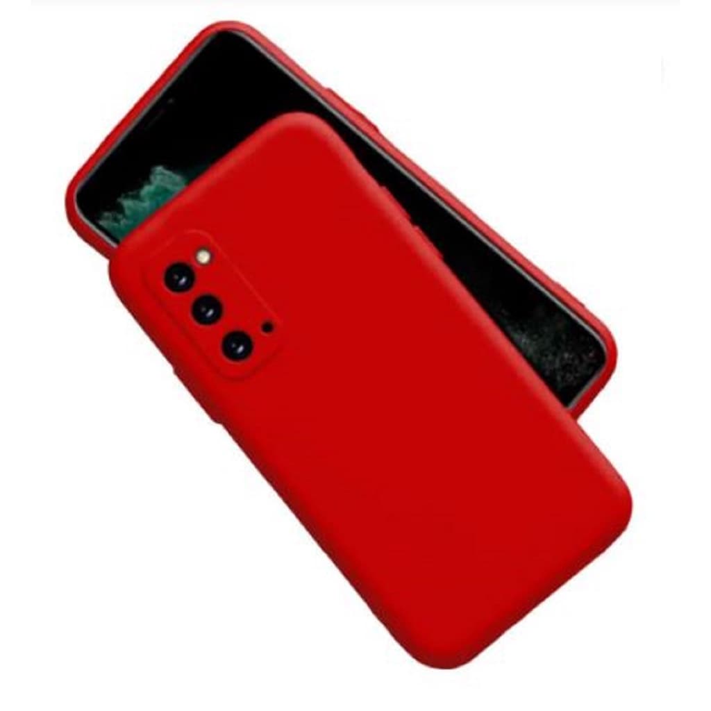 Capa Silicone Protege Câmera Compatível Com Galaxy S20 Plus