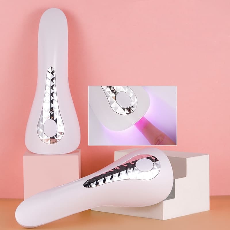 Mini Cabine Secagem Unha Gel LED UV Portátil Mini Estufa tipo Lanterna